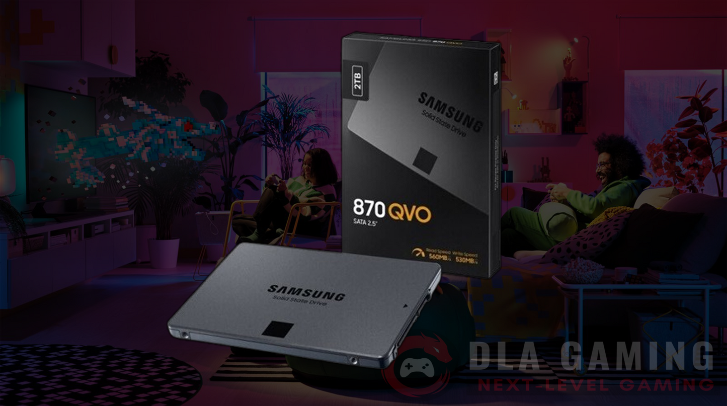 Samsung 870 QVO SSD - 1TB - 2.5" - SATA