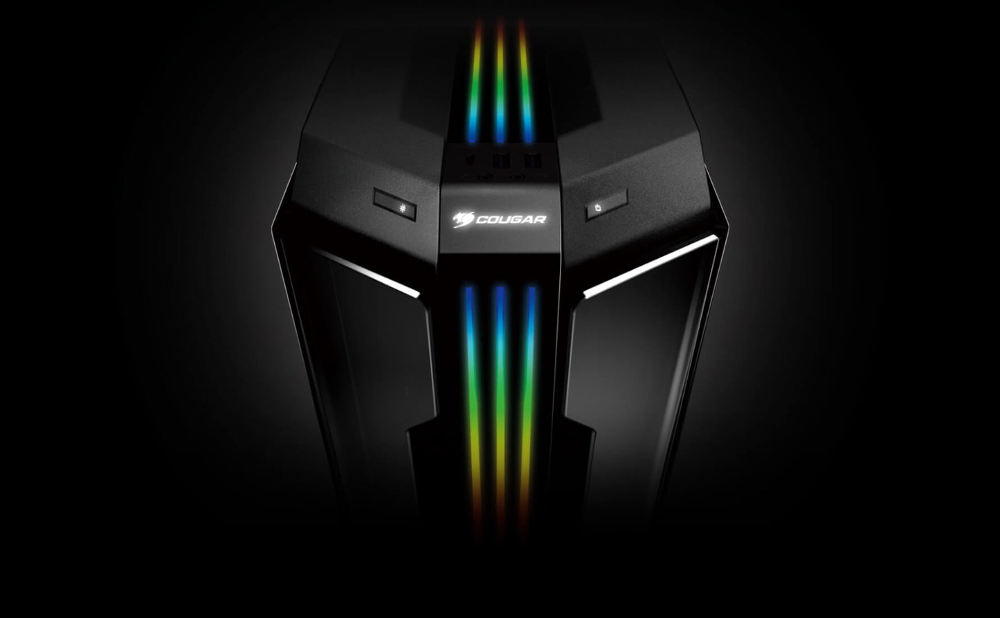 GEMINI T PRO ARGB Glass-Wing Mid-Tower