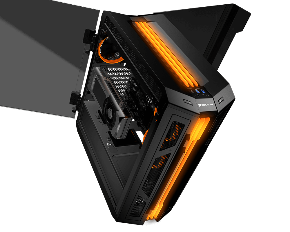GEMINI T PRO ARGB Glass-Wing Mid-Tower