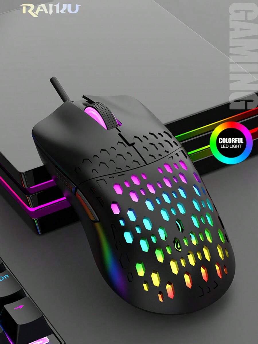 RAIKU G701 RGB Wired Gaming Mouse