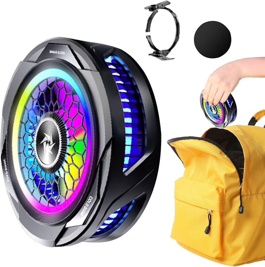 Mobile Cooling Fan Phone Cooler Radiator SL25 Magnetic Back