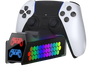New World For PS5 Controller Charger Station Compatible with DualSense & Edge Controllers