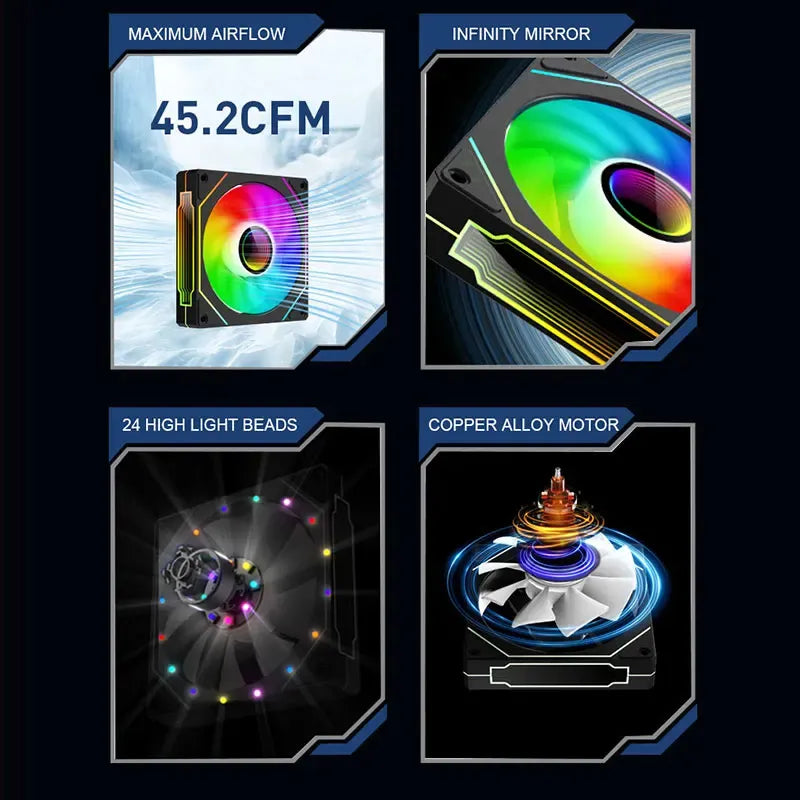 RGB Fan, TZMRIT Prism 4 Pro