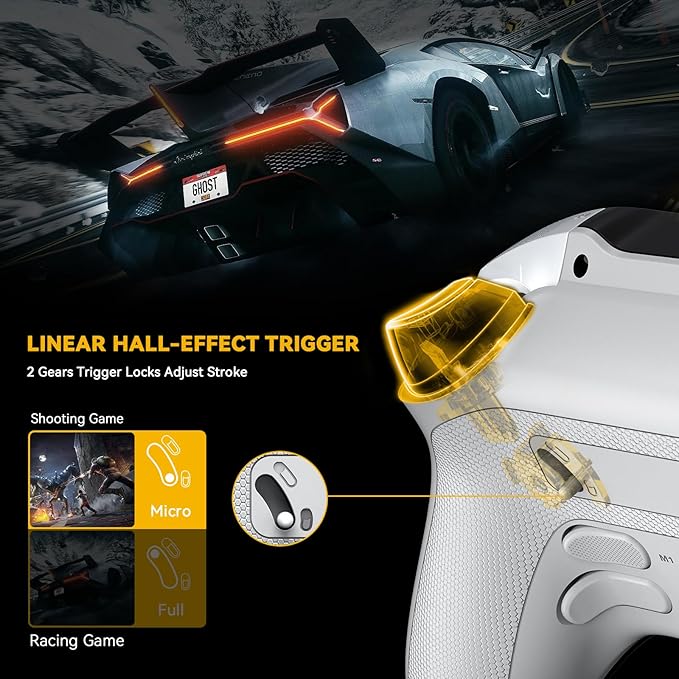 ManbaOne Wireless Game Controller (white)