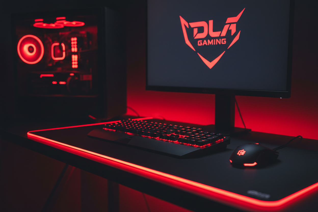 DLA Gaming Desk Detail