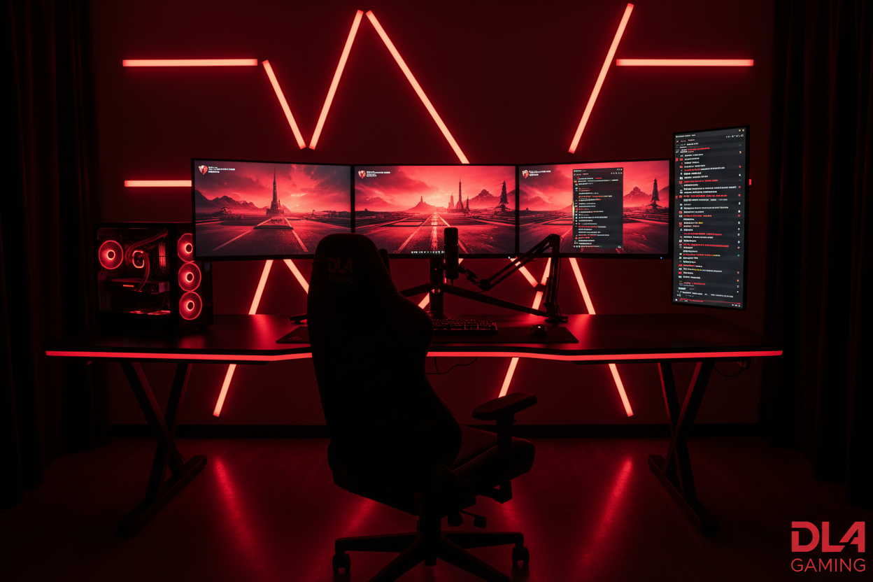 DLA Gaming Streaming Room
