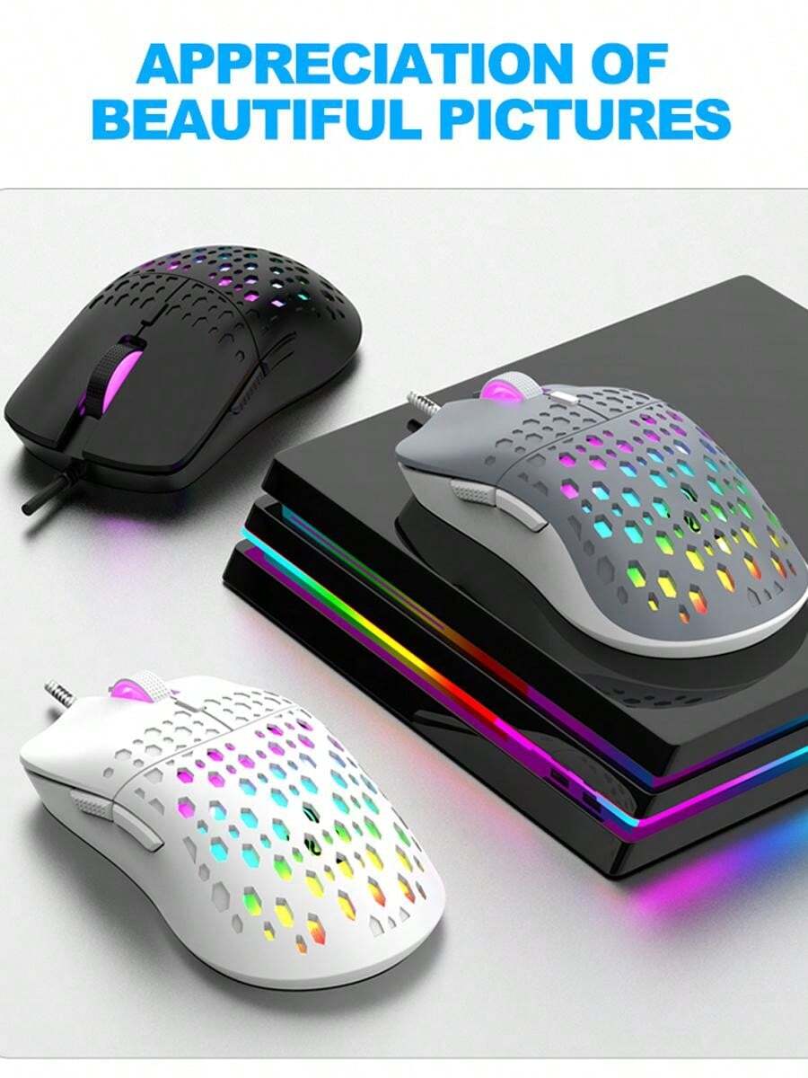 RAIKU G701 RGB Wired Gaming Mouse